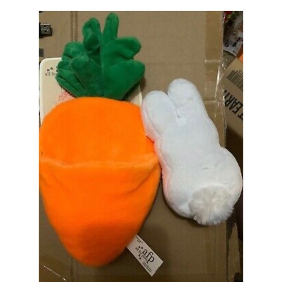 All for Paws Rabbit & Carrot Burrow Dog Toy - Picture 2 of 3